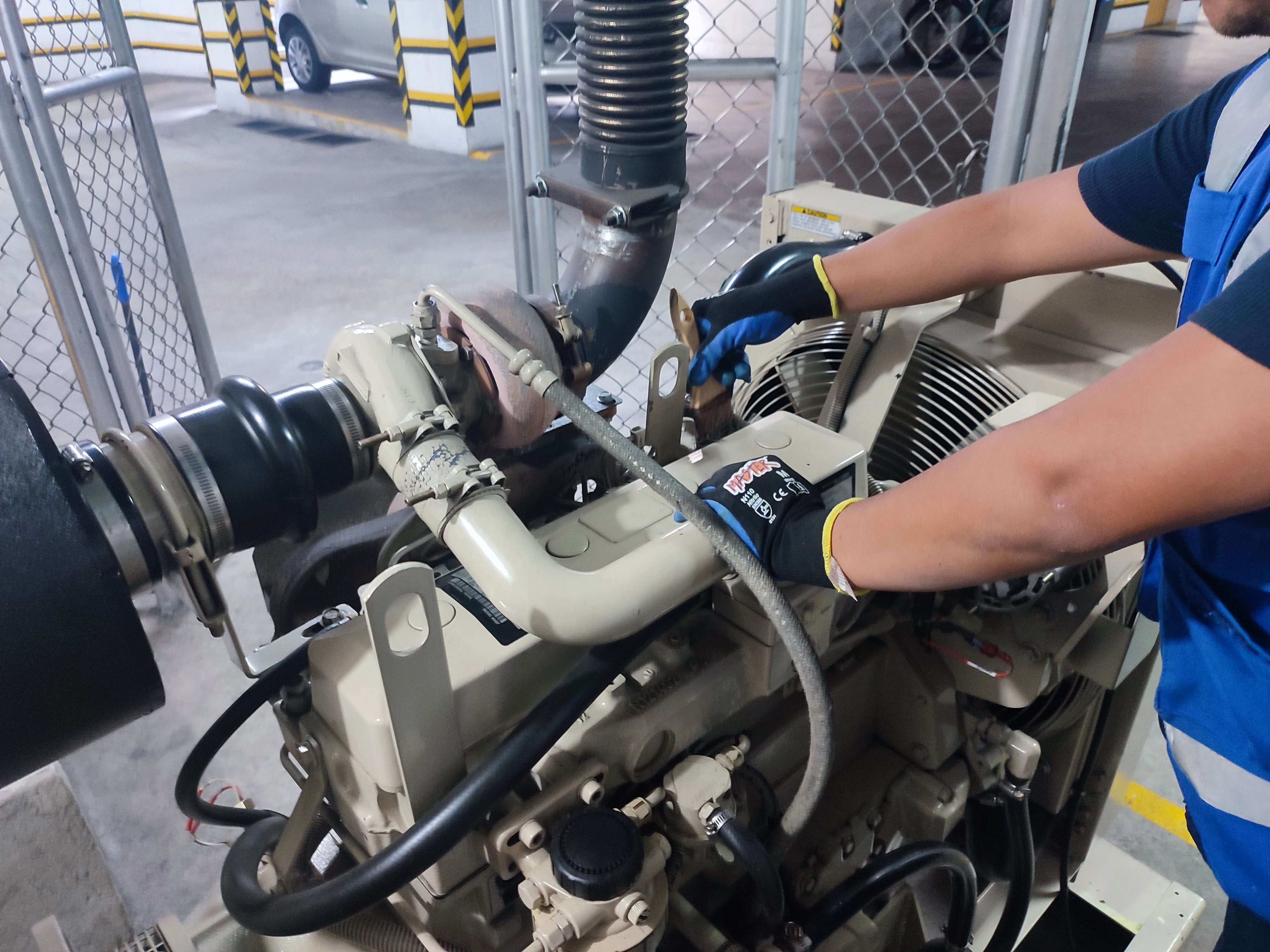 Intervención técnica en sistema electromecánico