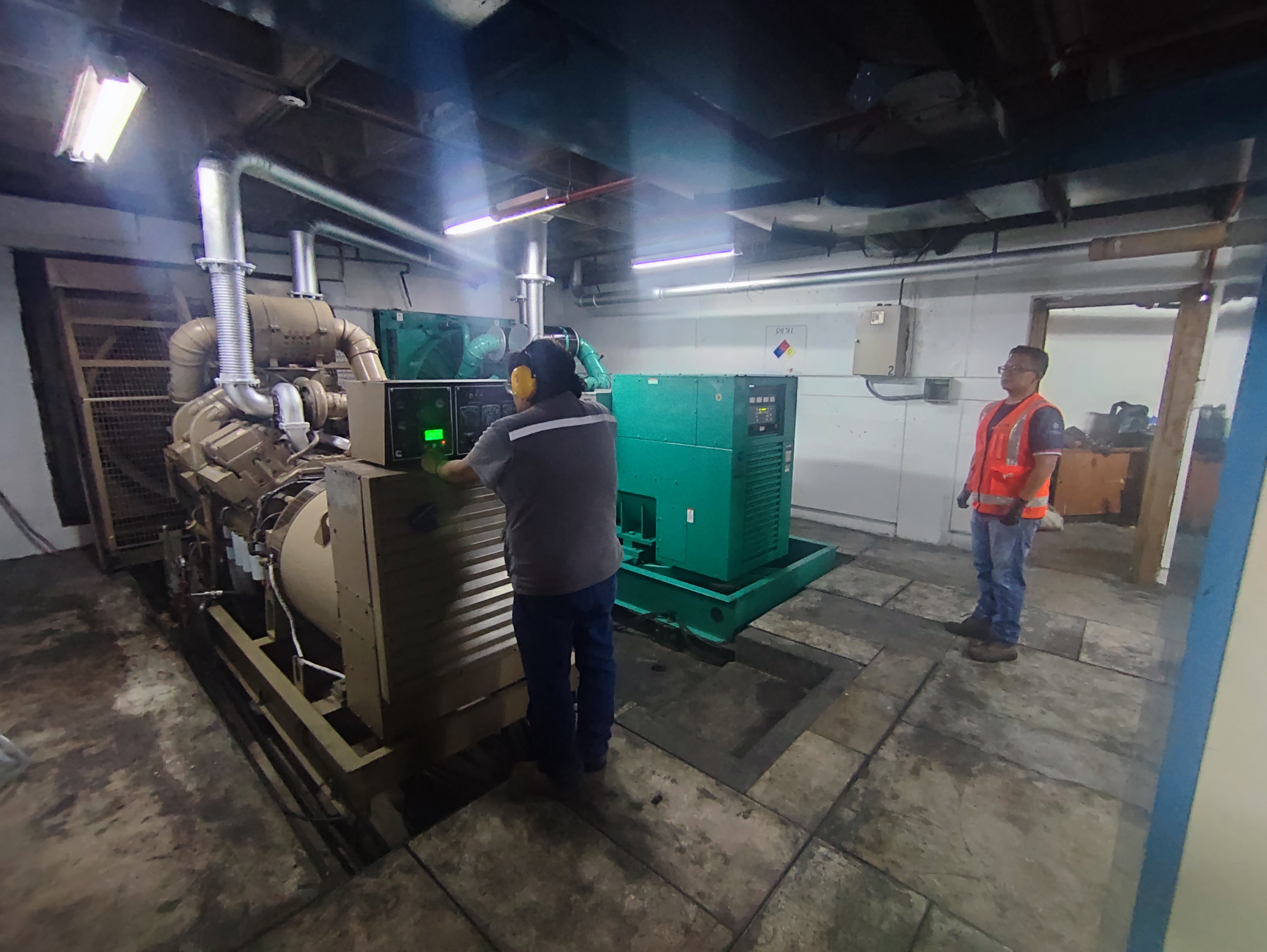 Pruebas de generador en sitio