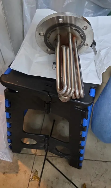 Resistencia de un generador de vapor limpia después de la desincrustación