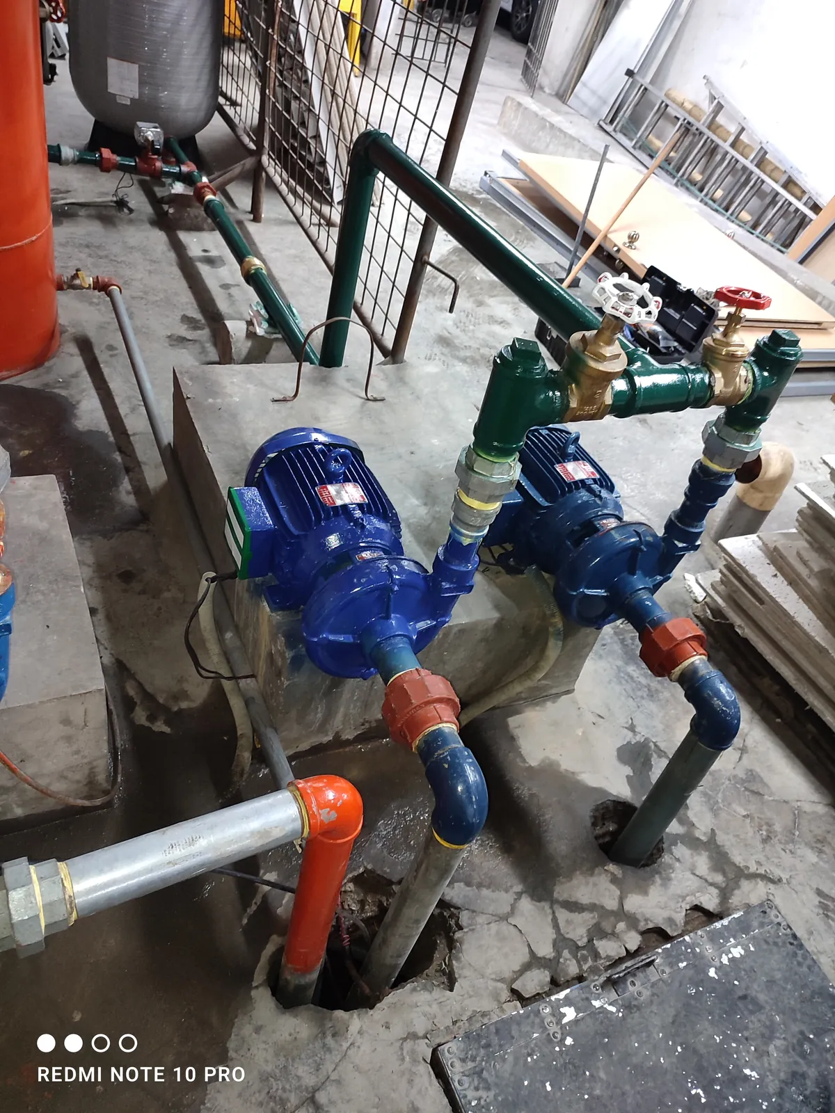 Sistema doble bomba centrífuga azul Imbabura