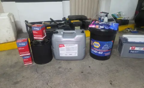 Insumos mantenimiento generador Tivoli