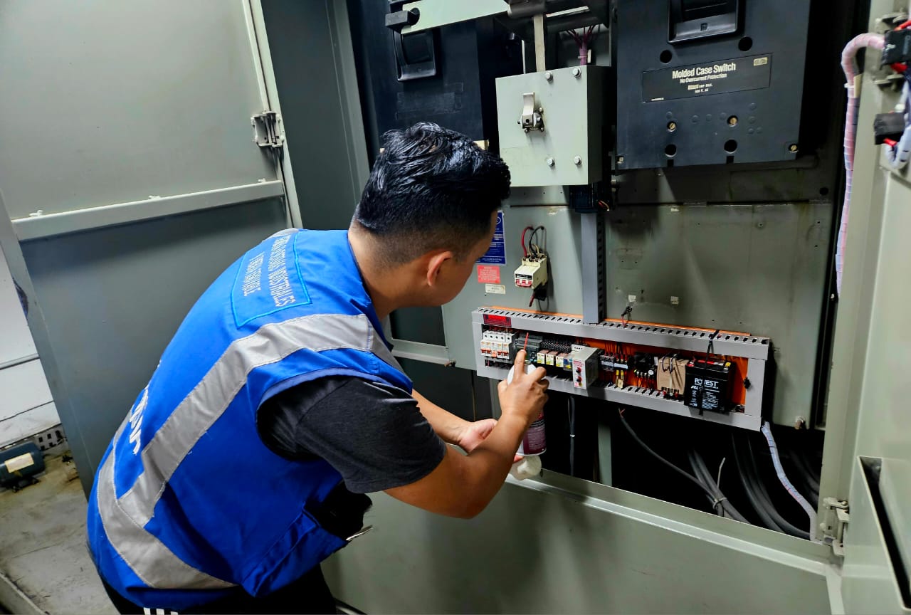 Mantenimiento de tablero de transferencia